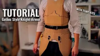 Нагрудник готического рыцарского доспеха из картона | Мастер-класс по изготовлению своими руками ...