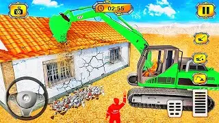 🔥New Large City Road Construction Gameplay 🚧 - Android Gameplay 