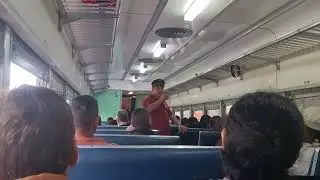 Guide explaining part of the train ride PT2ZDX - LU9EFO