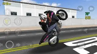 TOP SPEED AFRICA TWIN MOTO WHEELIE 3D 