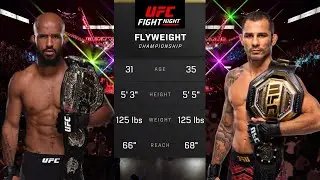 Demetrious Johnson vs Alexandre Pantoja Full Fight - UFC 4 Fight Of The Night