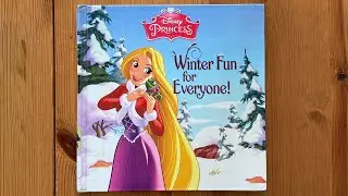 Ash reads Walt Disney's Winter Fun for Everyone! by Irene Trimble