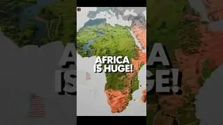The Map That Erased Africa's True Size #africa #shorts #map #history #facts #knowledge