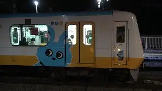 小田急 5000形 5055x10 もころん号 到着･発車ｼｰﾝ 参宮橋 2025/12/26