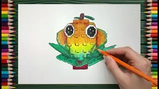 How to draw (Step by step) mango (Roblox) Plants vs Brainrots