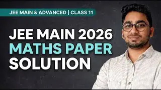Maths Paper Solution for JEE MAIN 2026 #jeemain2026 #jeemainsession1
