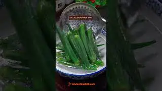 EASY VEGAN OKRA SALAD RECIPE #veganrecipes #vegetarian #cooking #chinesefood #okra #salad #veggies