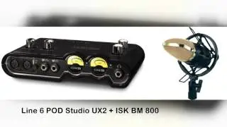 TEST - Line 6 POD STUDIO UX2 vs Focusrite Scarlett 2i2