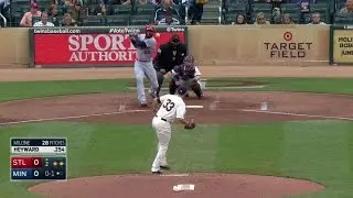 STL@MIN: Heyward singles in the Cardinals' first run