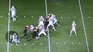 Jaren Hall can throw the deep ball. Perfect accuracy!