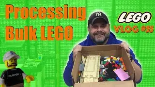 LEGO VLOG #55 | Processing 12.5 lb box of bulk LEGO | Ralph's Bricks | BrickLink & Brick Owl