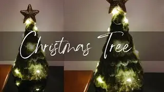 Pipe cleaner Christmas tree 🎄 Making video|detailed video#diy #pipecleanercrafts #christmastree