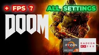 DOOM Rx 580 - 1080p Low to High Settings Benchmark