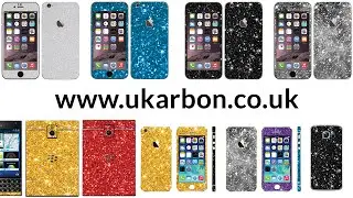 UKarbon Glitter Skin Demo | iPhone 6 + Samsung S6/S6 Edge + BlackBerry