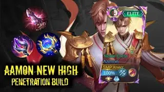 HIGH PENETRATION AAMON BUILD in insane!!!!!!!broken damage 😮😮😮🔥🔥