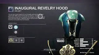 Destiny 2  Inaugural Revelry set