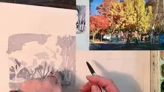 Fall street scene: 1