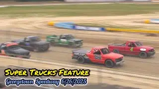 Georgetown Speedway Delaware Super Trucks Feature 6/26/2025