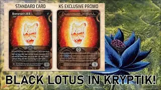 Christopher Rush ORIGINAL ART In Kryptik TCG! Black Lotus 2022