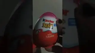kinder joy surprise pink egg🍬🍫🌈 #shorts #asmr #satisfying viral