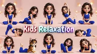 Fun & Easy Kids Yoga Long Practice | Calm Daily Yoga Flow for Teens | Simple Poses & Easy