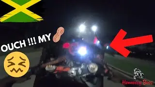 Almost **CRASH** after Hitting The Limiter in a WHEELIE ! | Bike Life Jamaica 2022