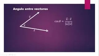 Calculo Vectorial: propiedades del producto punto