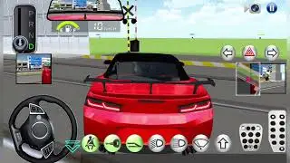 New Super High Speed Red EV Car 🚘 | Crazy Driver 3D Driving Class Gameplay