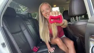 Review of Car Seat Belt Buckle Holder, 2 Pack, Seatbelt Buckle Booster Makes Buckling Easier