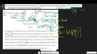 How to Solve & Practice AP Physics C Mechanics FRQ #3 2023: Energy, Angular Momentum and Rotation
