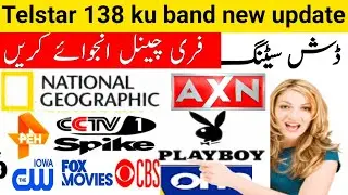Telstar 138e ku band channel list latest new update  how to sat 138e dish setting pakistan