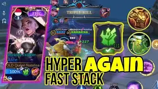 alice hyper again | fast stack kill,jungler, minions for alice