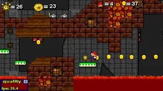 The Lava Lair | Super Mario 63 (custom level by Runouw)