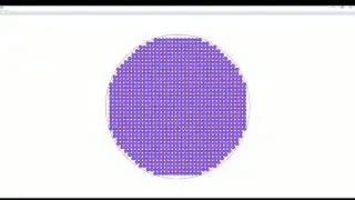 Gaussian Integers tiling a circle