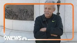 Denver sculptor repairs vandalism on his MLK memorial