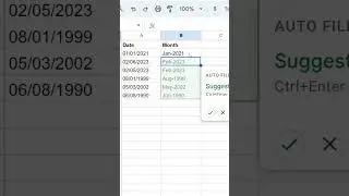 Convert date into text #googlesheets #excel #formula #installerguru #techtips #datamanagement