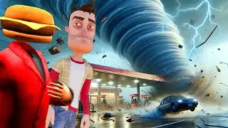 MASSIVE TORNADO Destroys My Gas Station in Gmod! (Garry's Mod RP)