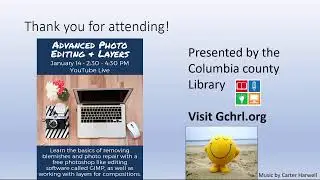 Advanced Photo Editing and Layers with Alex