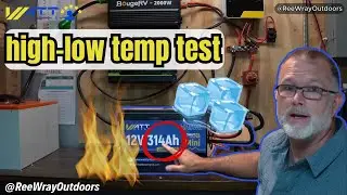 Extreme Temperature Test! ❄️🔥 Can the 314Ah Battery Survive?🔋