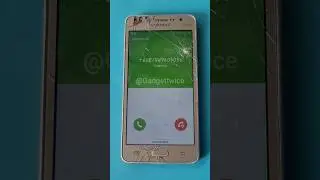 Samsung Galaxy J2 Prime Broken Screen incoming call