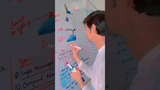 Like a Pro - How To Draw Microscope Diagram - Easy Step wise Video Short #foryou #drawingtutorial