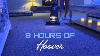 All Night of Relaxing Hoover Vacuum Sounds by a Cozy Fire | ASMR White Noise for Rest