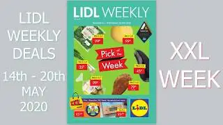 Lidl Weekly Deals 14th To 20th May 2020 XXL Week