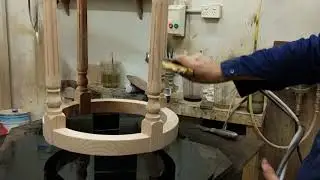 Custom Turned Leg Side Table - Buywood Furniture