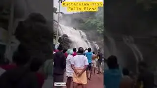 Kuttrallam Main Falls Flood