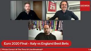 Euro 2020 Final: Italy vs England Best Bets