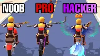 NOOB vs PRO vs HACKER - Racing Smash