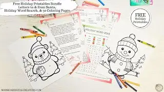 Free Holiday Printable Bundle: How to Print Individual Pages from Your Free PDF