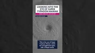 Looking into the eye of Super Typhoon Mawar