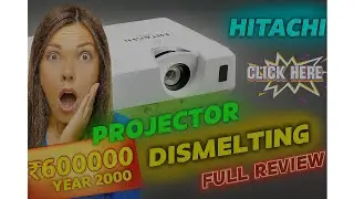 🔥$6000 Hitachi Projector Dismantling | CP-L850E Old Multimedia LCD Teardown | Akram Computers